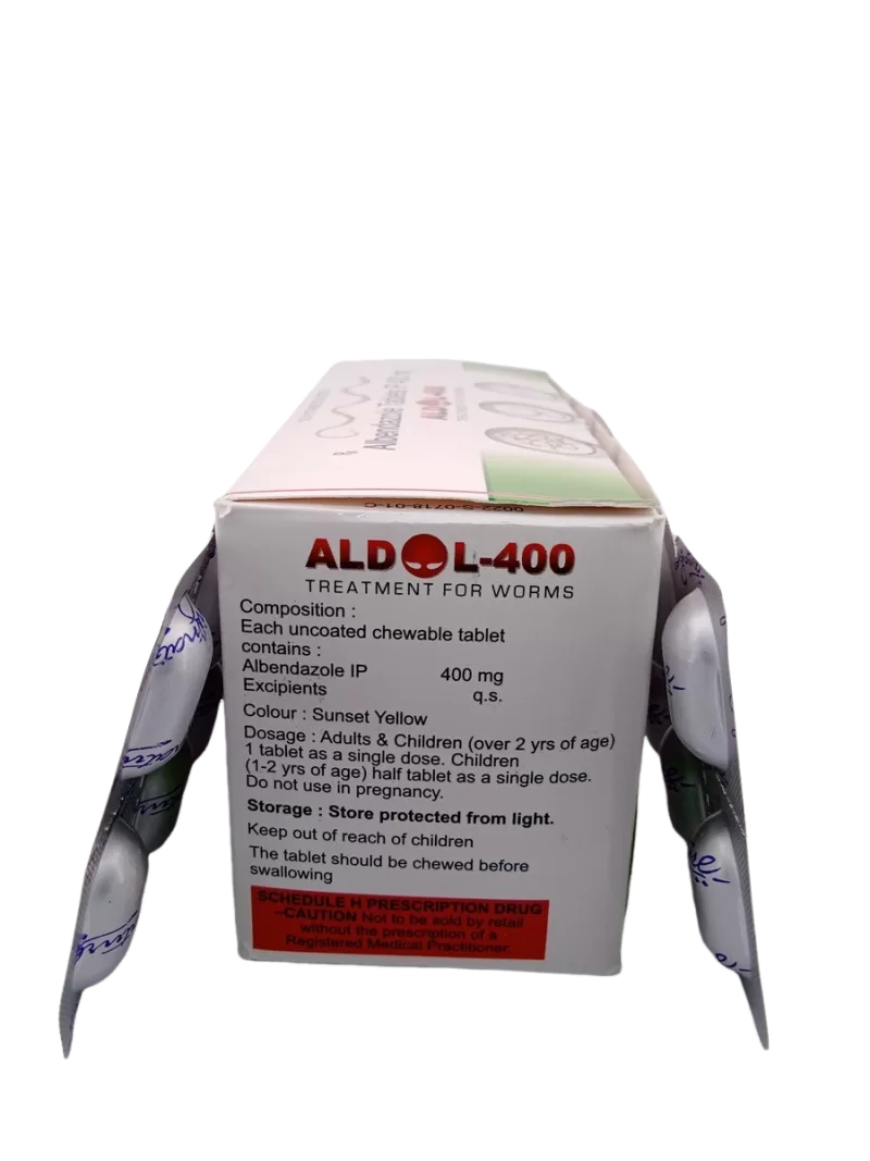 ALDOL 400 MG - 10 TABLETS - Image 4