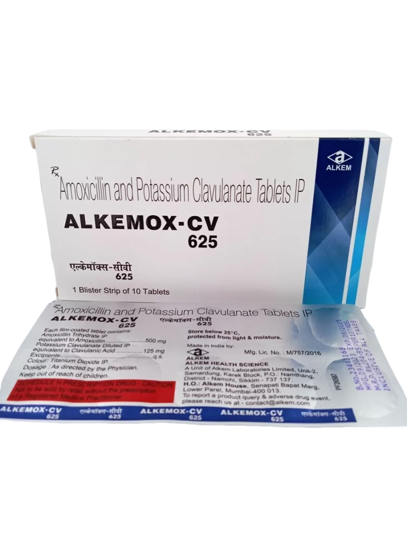 ALKEMOX-CV 625MG - 10 TABLETS - Image 2