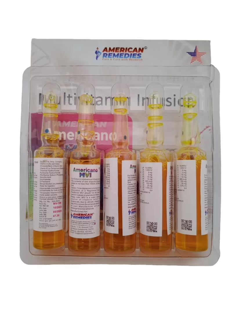 MVI INJECTION - 5 AMPOULES OF 10ML - Image 2