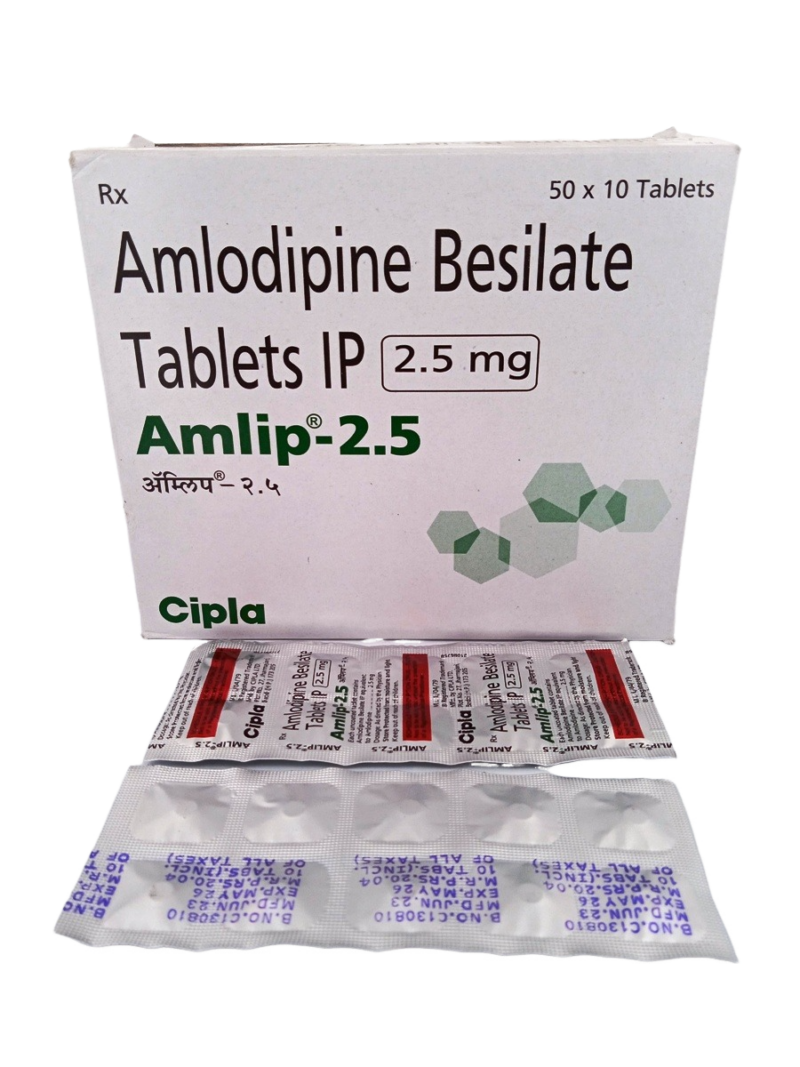 AMLIP 2.5 MG - 10 TABLETS