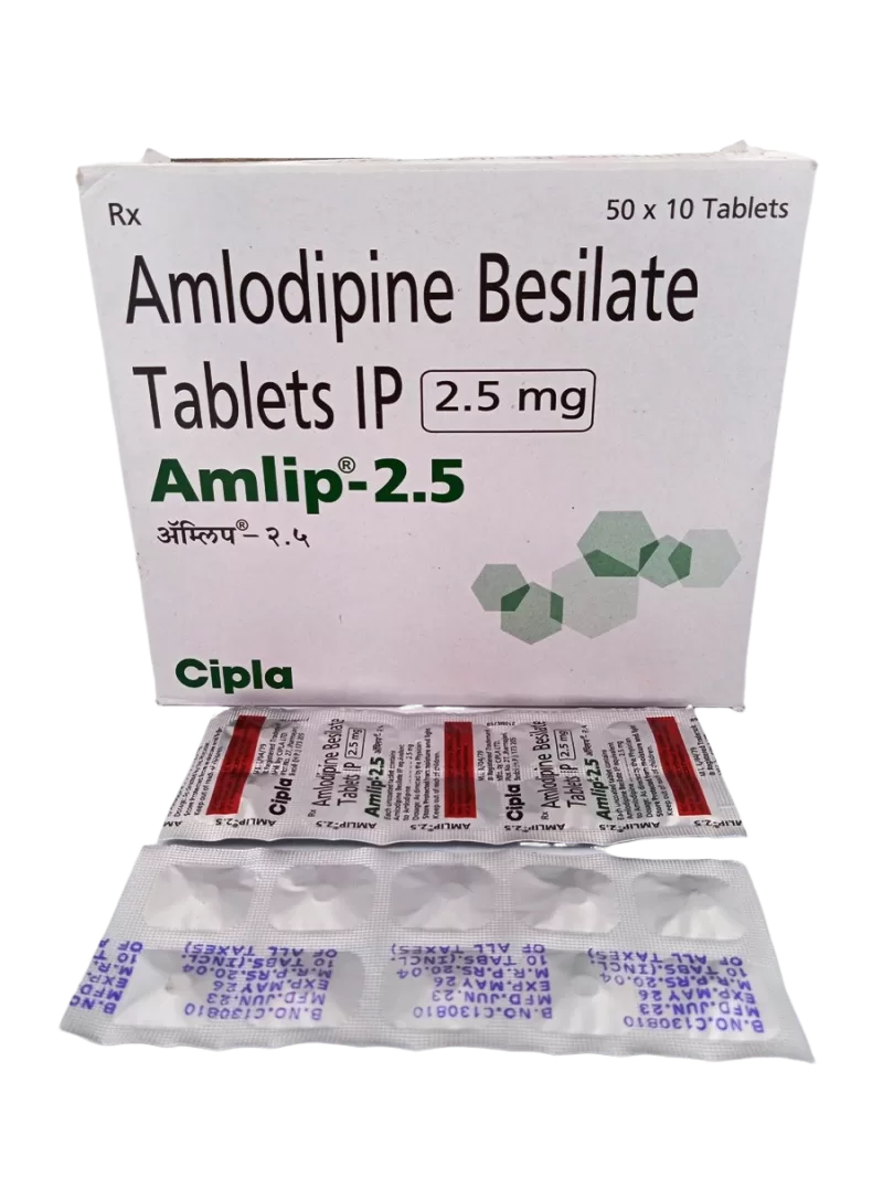 AMLIP 2.5 MG - 10 TABLETS