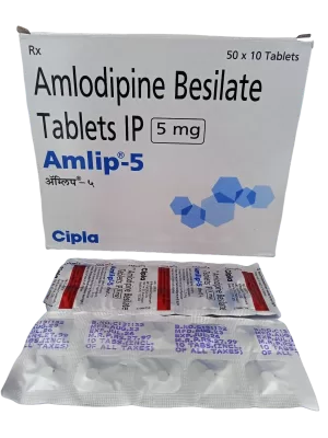 AMLIP 5 MG - 10 TABLETS