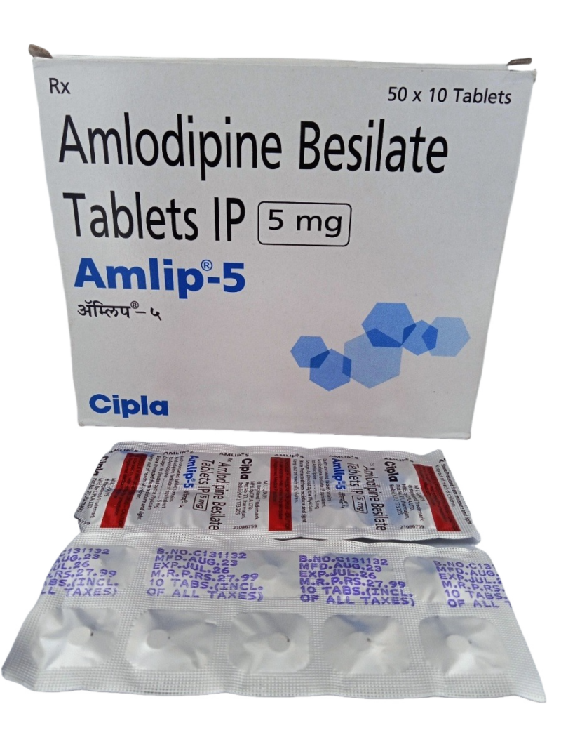 AMLIP 5 MG - 10 TABLETS