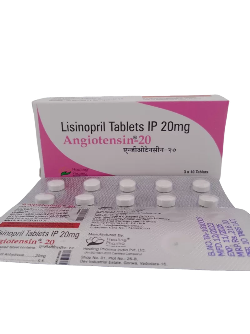 ANGIOTENSIN 20 MG - 10 TABLETS - Image 3