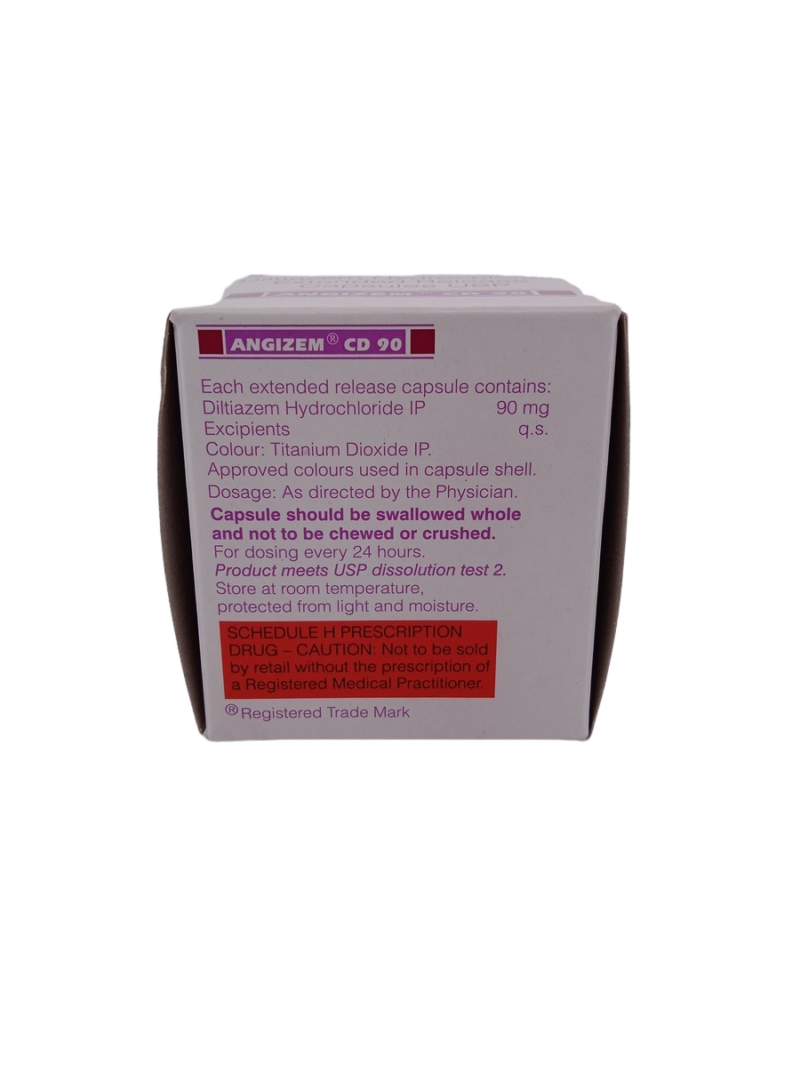 ANGIZEM CD 90 MG - 10 CAPSULES - Image 4