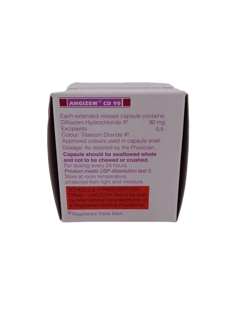 ANGIZEM CD 90 MG - 10 CAPSULES - Image 4