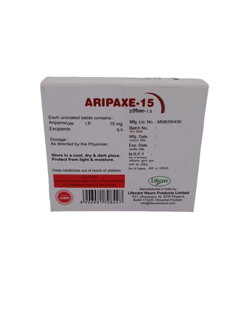 ARIPAXE 15 MG - 10 TABLET - Image 4
