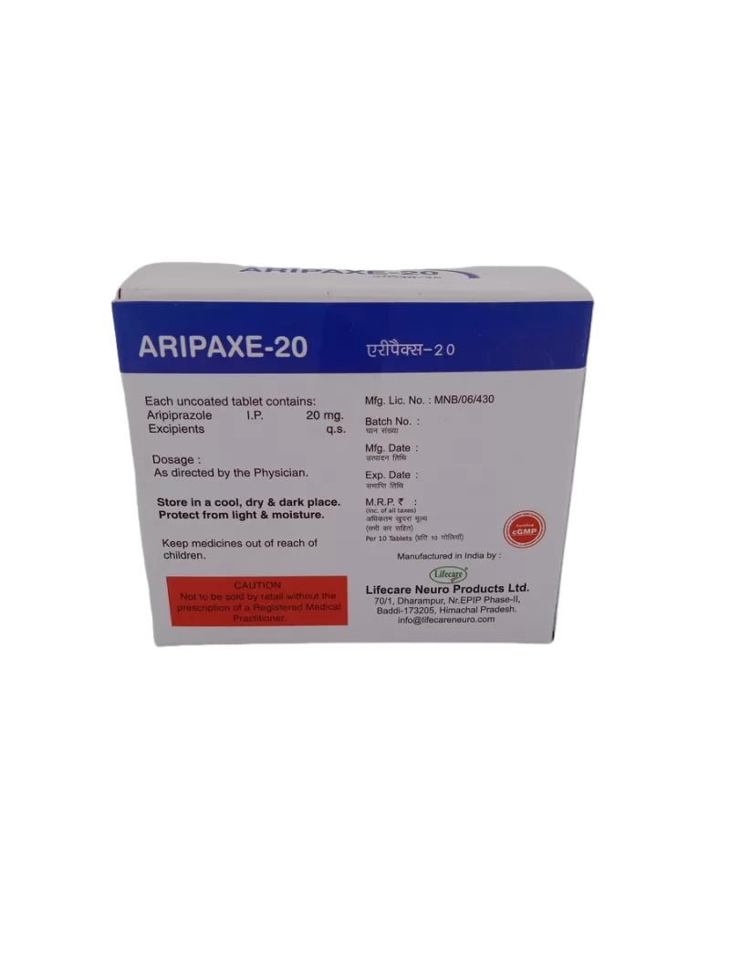 ARIPAXE 20 MG - 10 TABLETS - Image 4