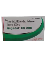 ASPADOL ER 200 MG - 10 TABLETS