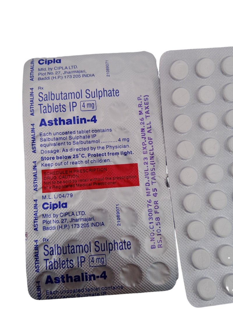 ASTHALIN 4MG - 45 TABLETS - Image 4