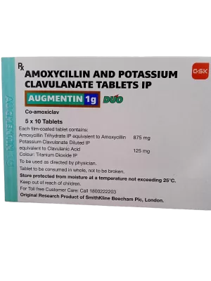 AUGMENTIN 1 G DUO - 10 TABLETS