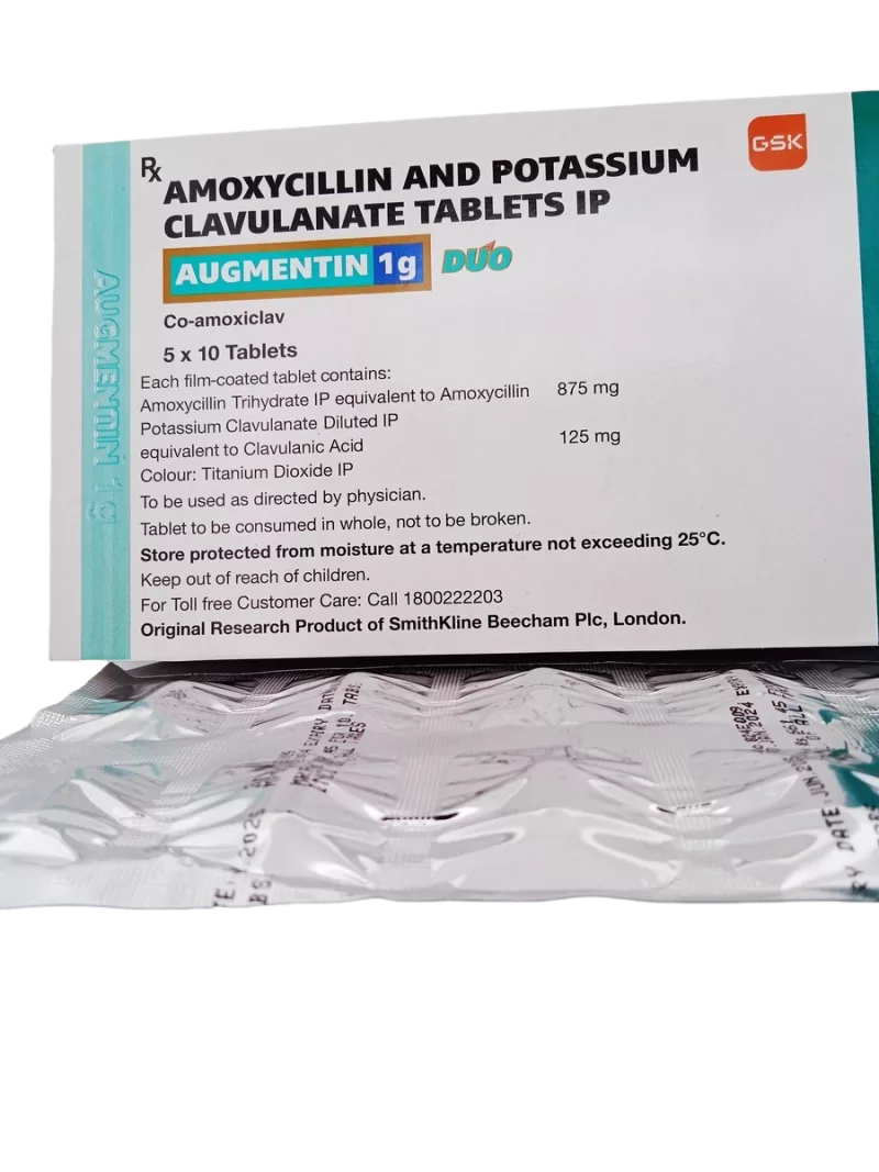AUGMENTIN 1 G DUO - 10 TABLETS - Image 3