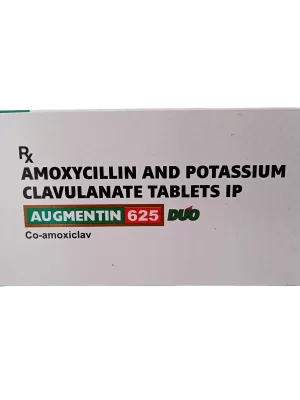AUGMENTIN 625 MG DUO - 10 TABLETS
