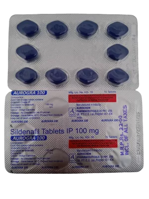 AUROGRA 100 MG - 10 TABLETS
