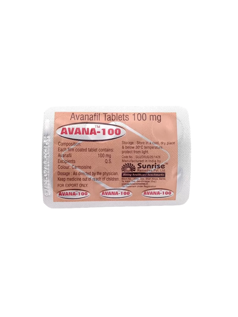 AVANA 100 MG - 4 TABLET - Image 3