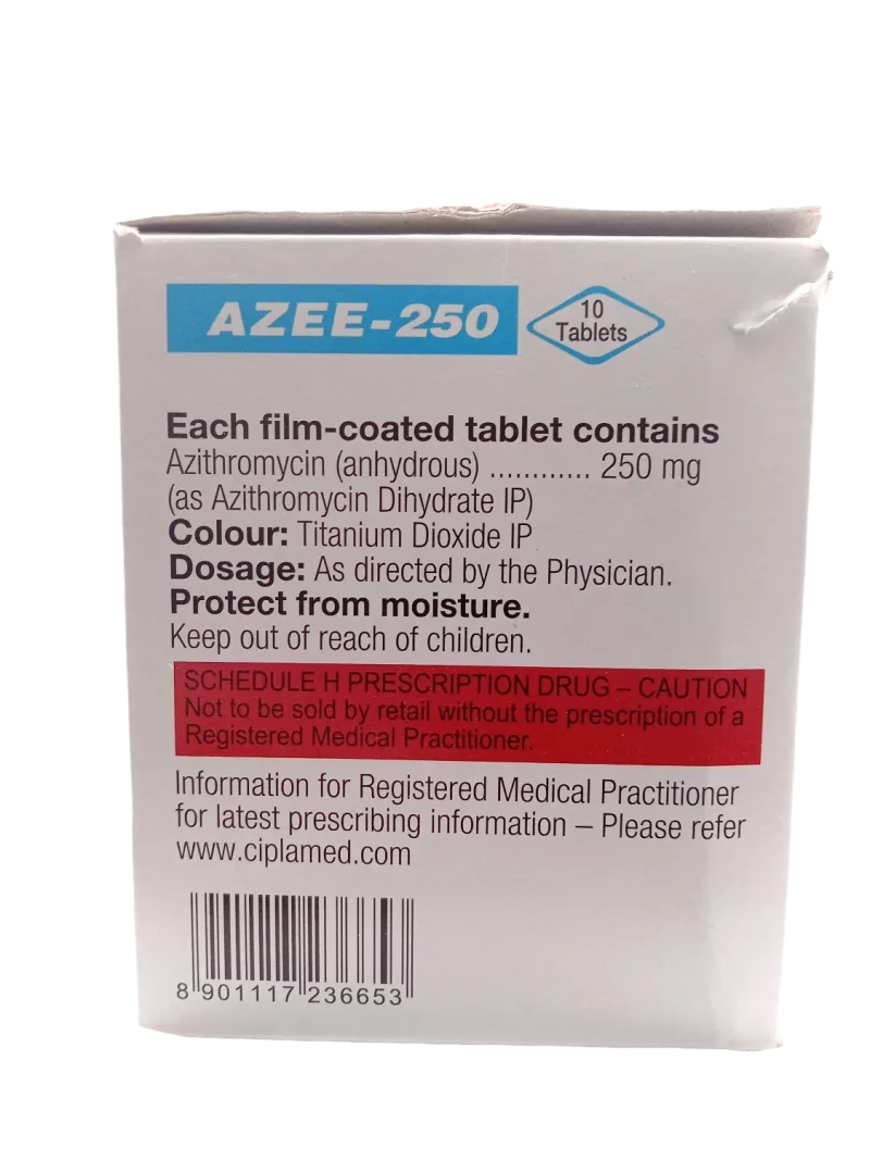 AZEE 250MG - 10 TABLETS - Image 4