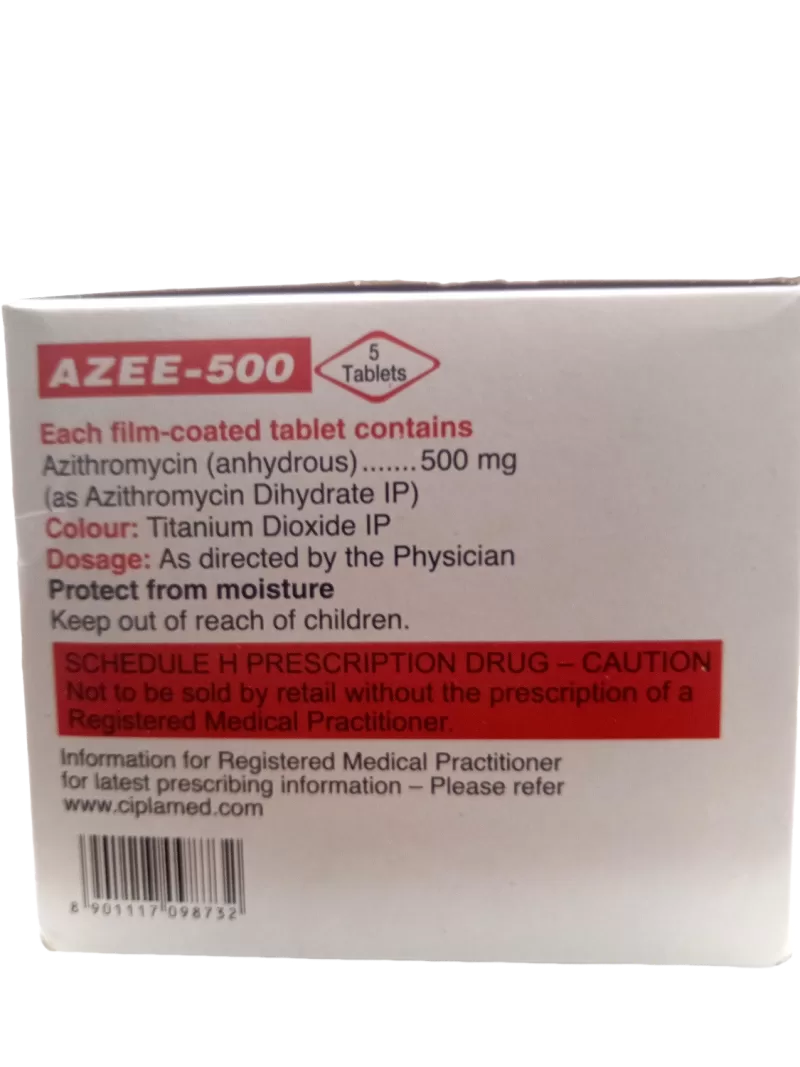 AZEE 500MG - 5 TABLETS - Image 4