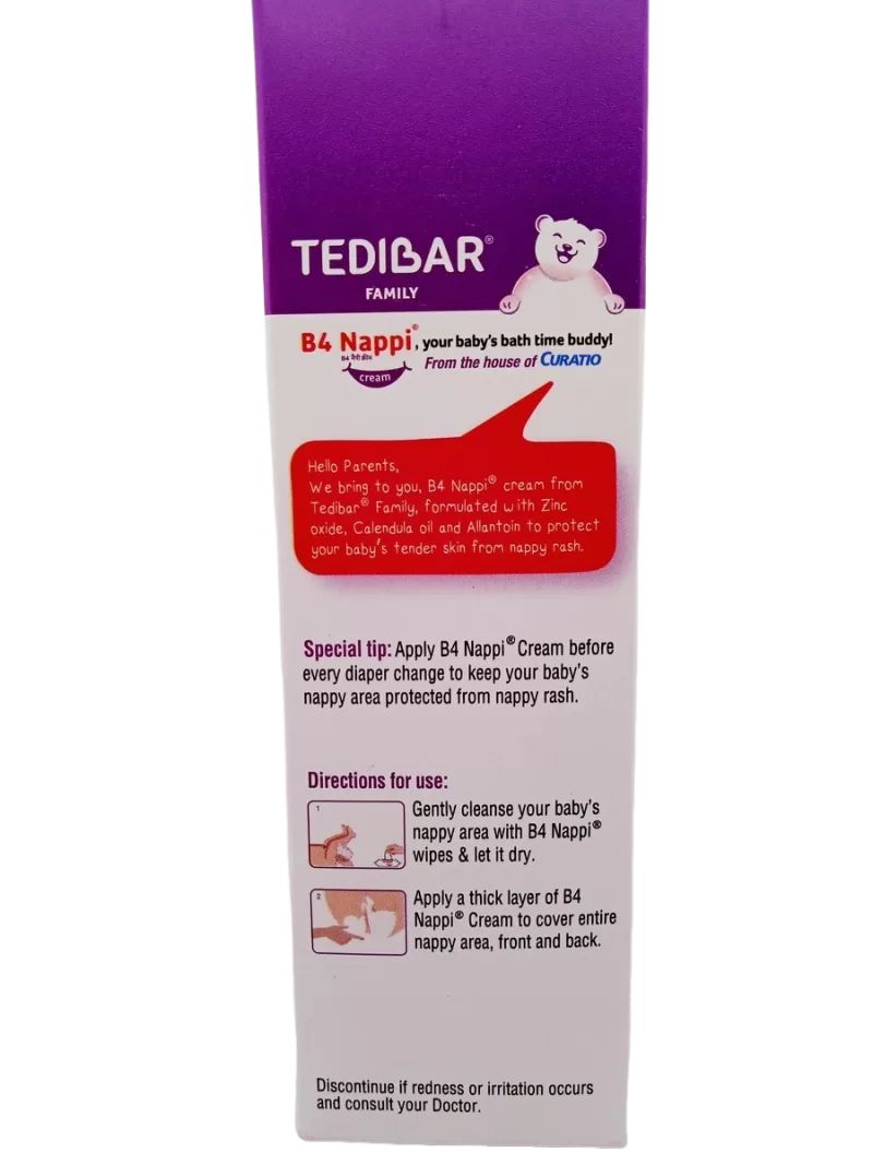B4 NAPPI DIAPER RASH CREAM - 1 TUBE - Image 3