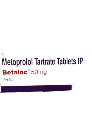 BETALOC 50 MG - 30 TABLETS