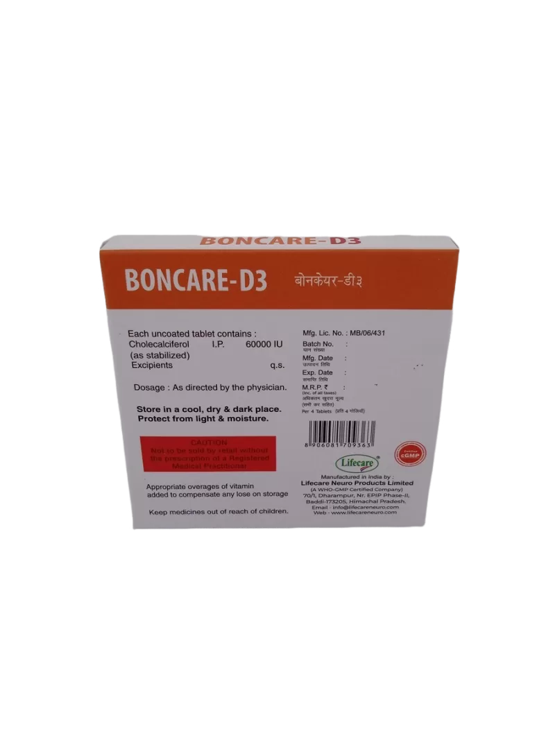 BONCARE-D3 - 4 TABLETS - Image 4