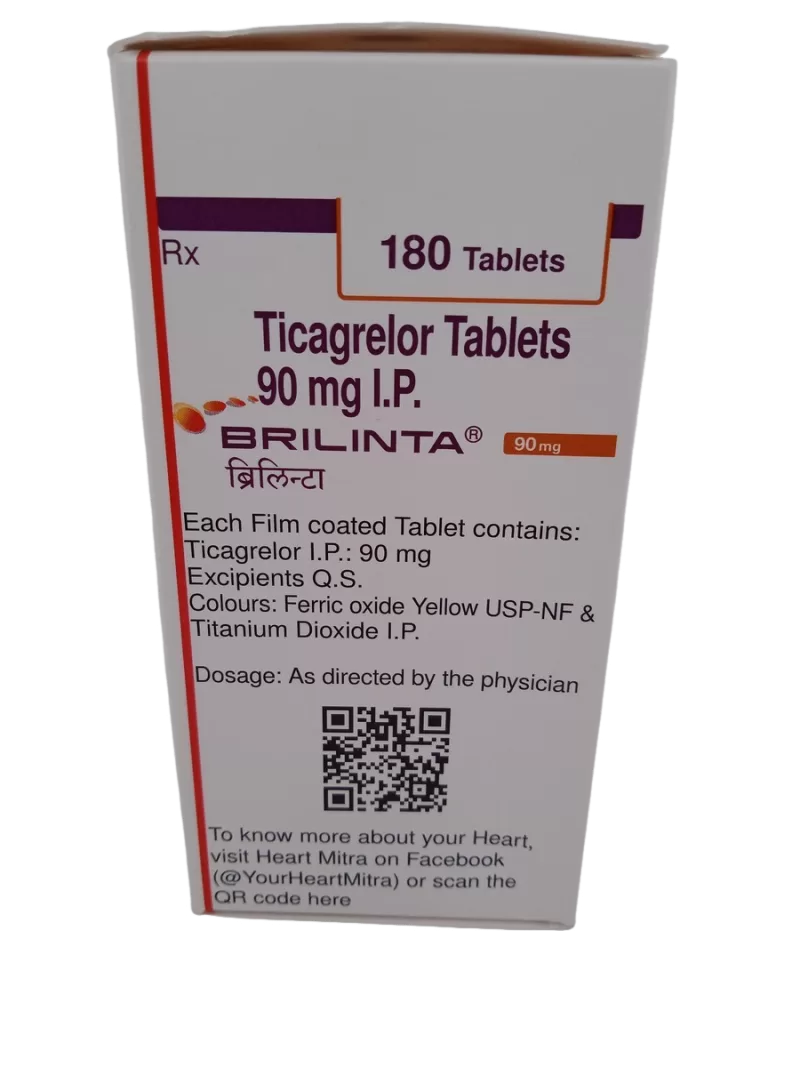 BRILINTA 90 MG - 1 BOTTLE OF 180 TABLETS - Image 2