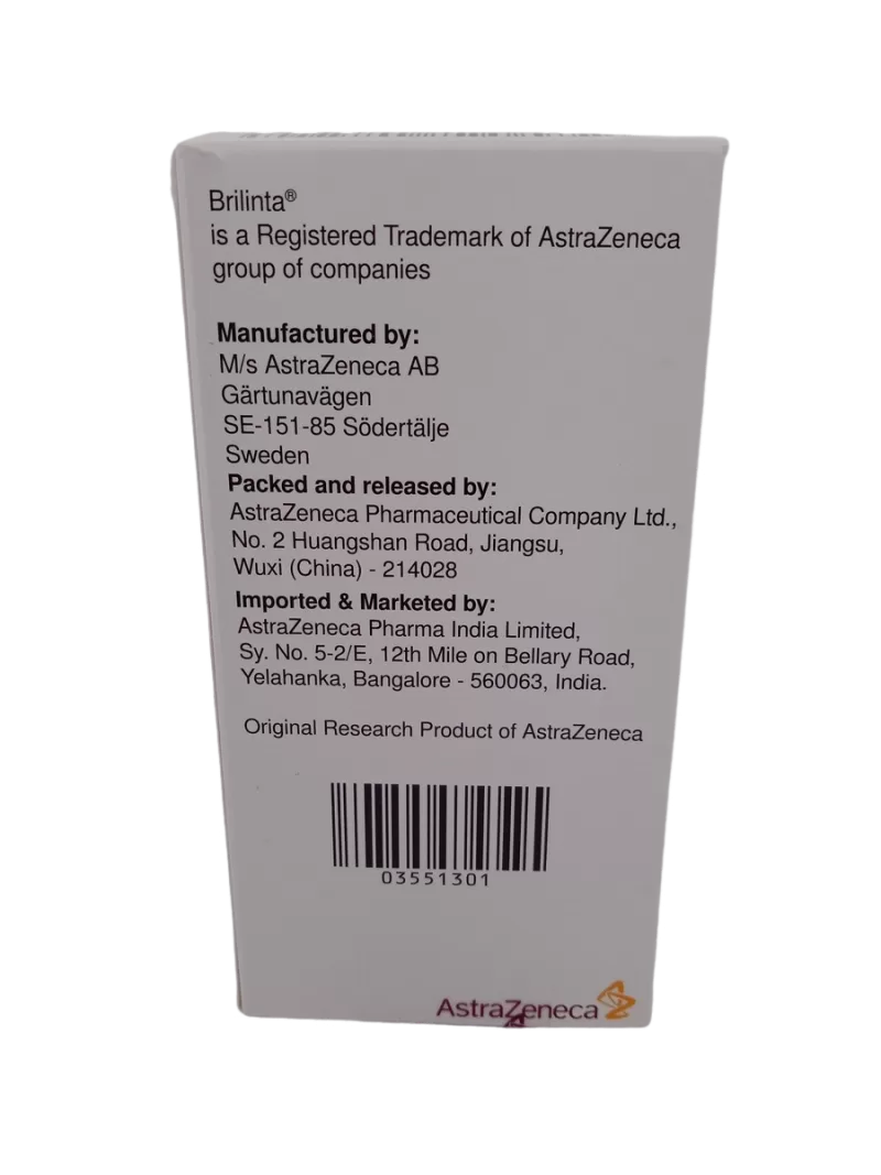 BRILINTA 90 MG - 1 BOTTLE OF 180 TABLETS - Image 3