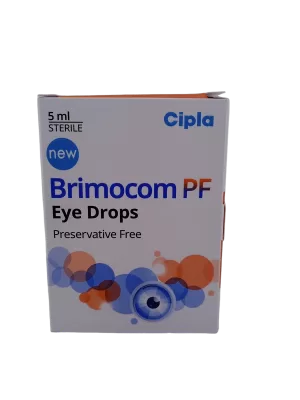 BRIMOCOM PF EYE DROPS - 1 BOTTLE OF 5ML