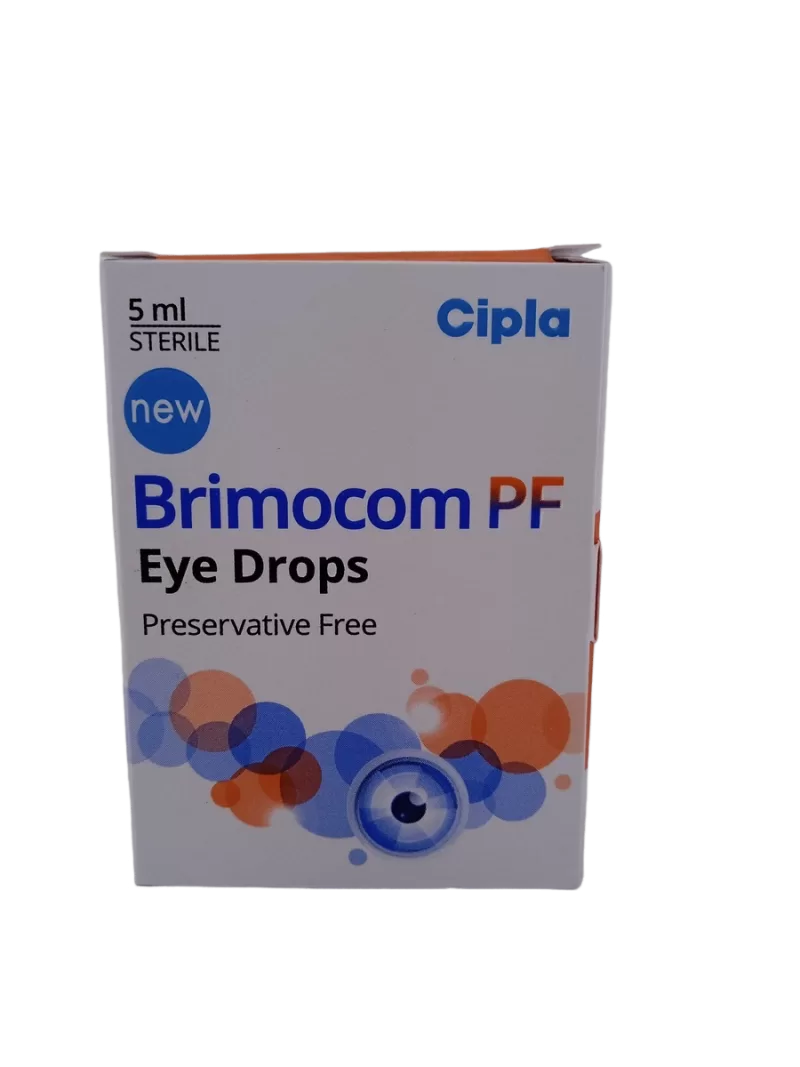 BRIMOCOM PF EYE DROPS - 1 BOTTLE OF 5ML