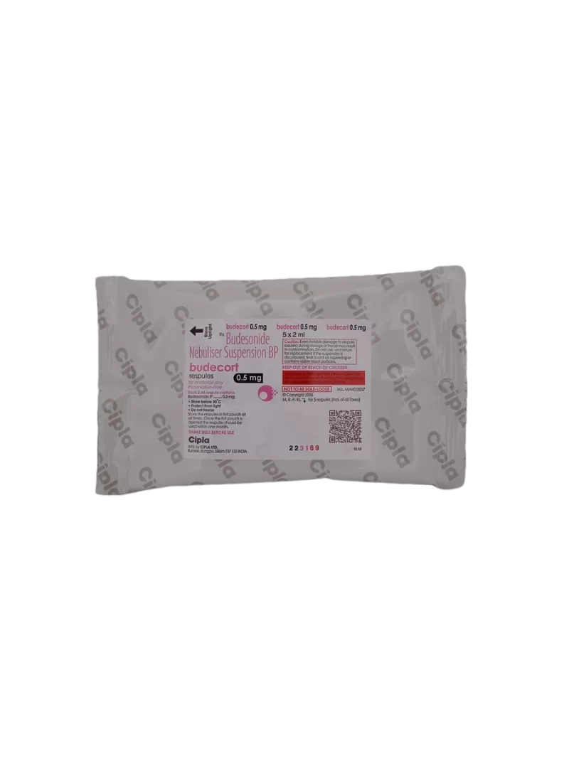 BUDECORT 0.5 MG - 5 RESPULES OF 2ML