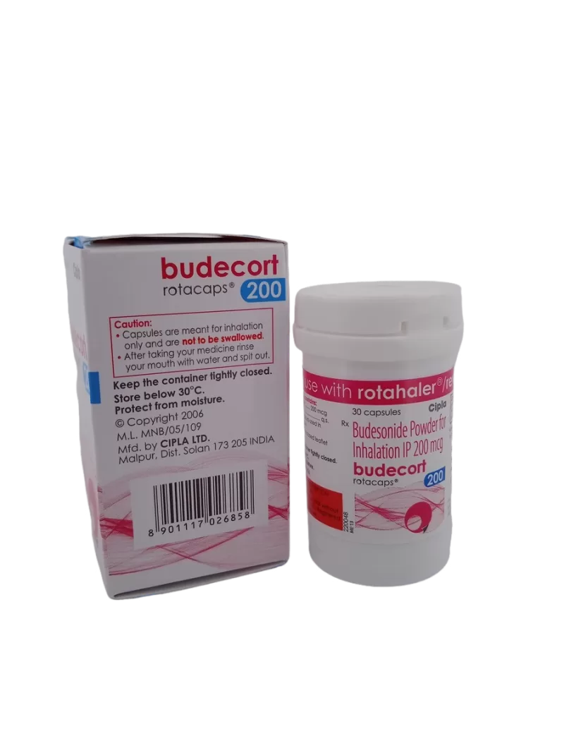 BUDECORT ROTACAPS 200 - 1 BOTLE OF 30 CAPSULE - Image 3