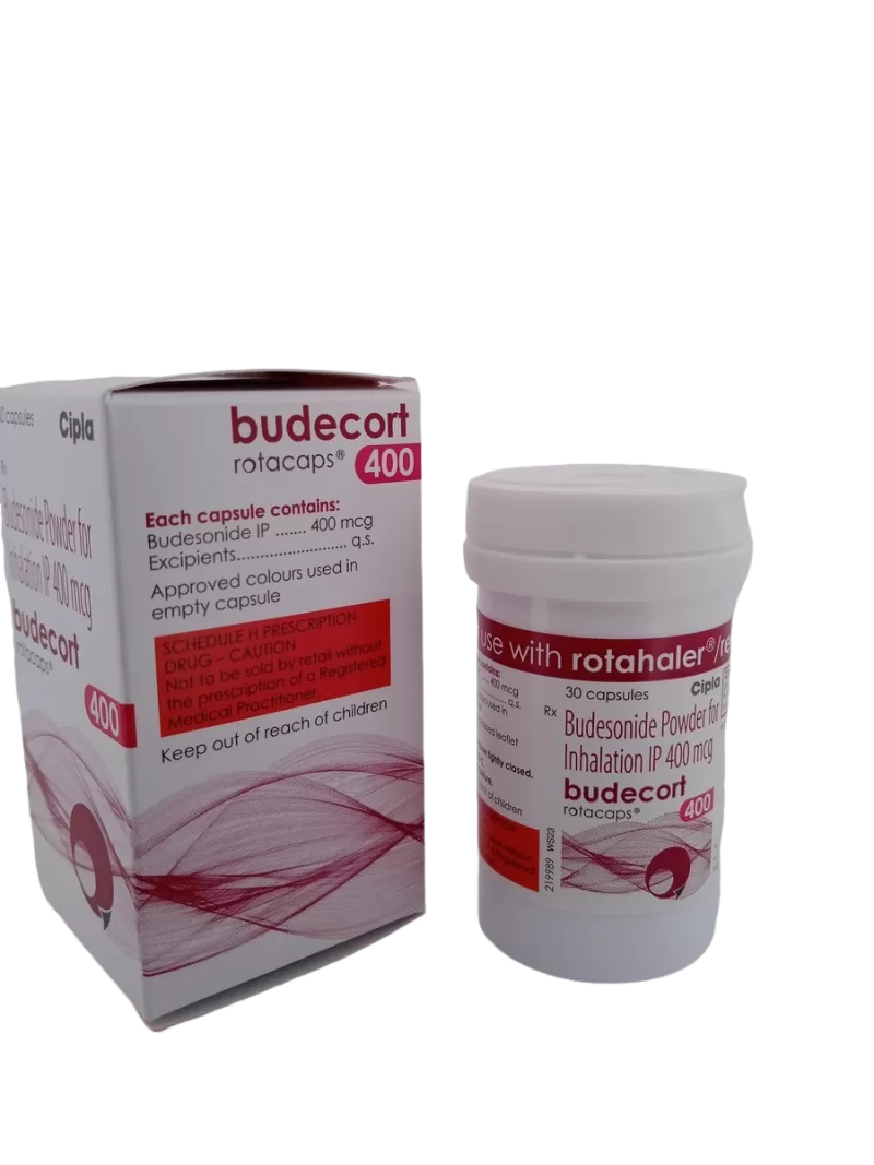 BUDECORT ROTACAPS 400 - 1 BOTTLE OF 30 CAPSULES - Image 3