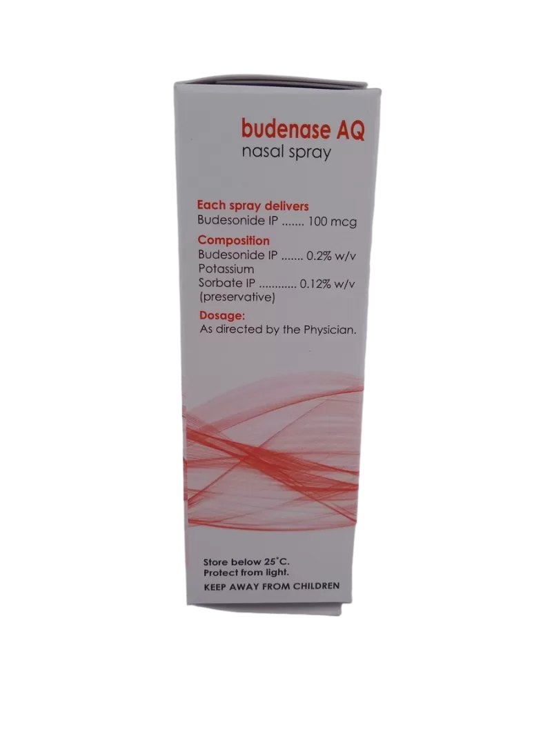BUDENASE AQ 100 MCG - 1 NASAL SPRAY OF 7.5ML - Image 3