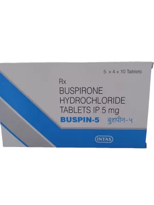 BUSPIN 5 MG - 10 TABLETS