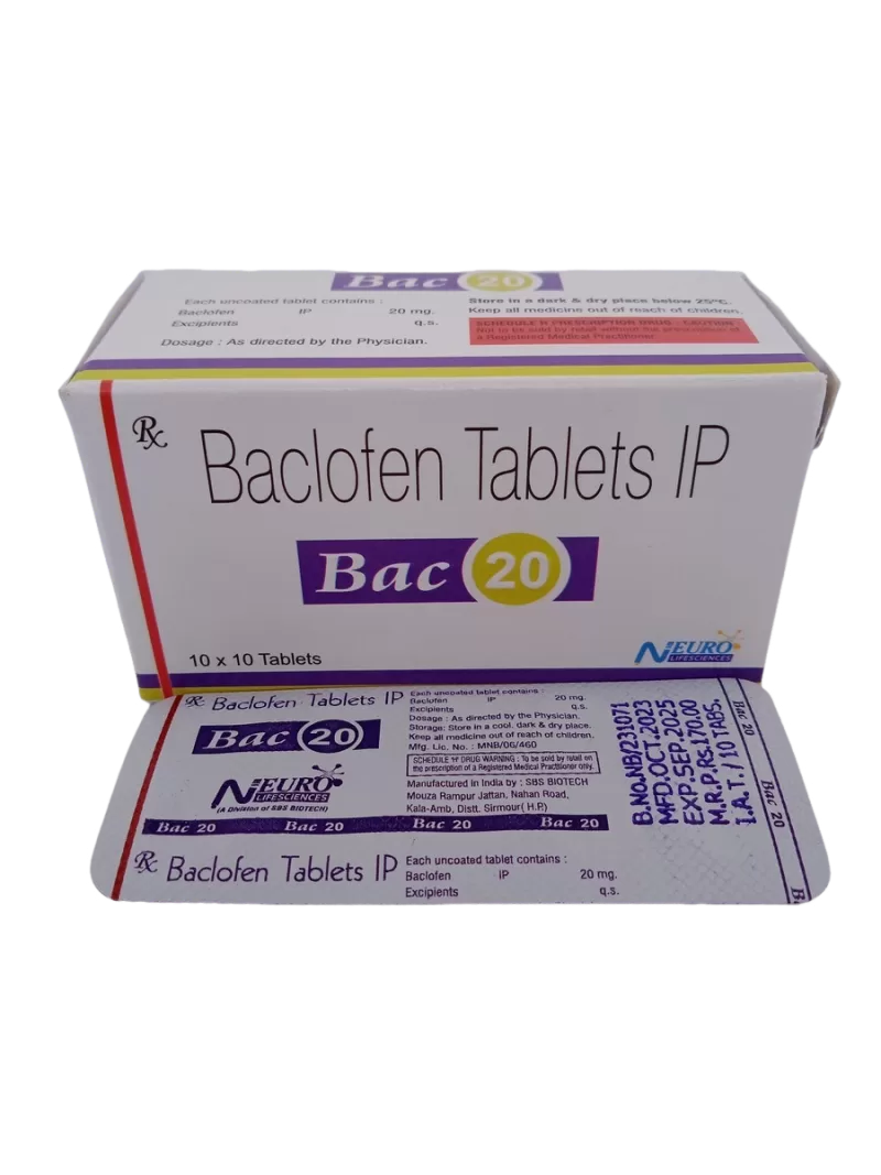 BAC 20 MG - 10 TABLETS - Image 3