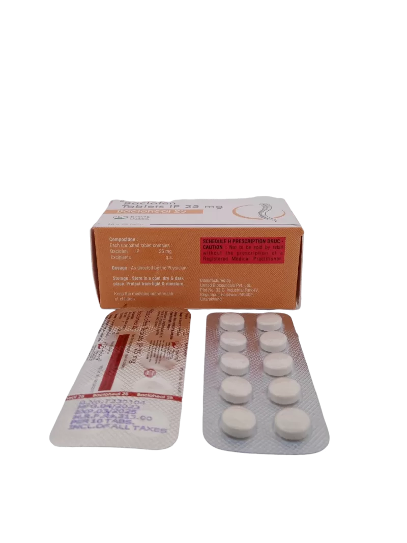 BACLOHEAL 25 MG - 10 TABLETS - Image 3