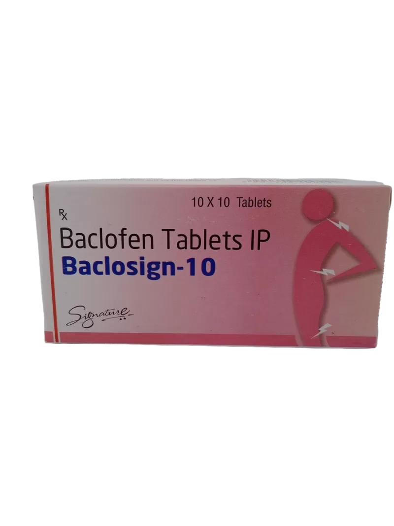 BACLOSIGN 10 MG - 10 TABLETS