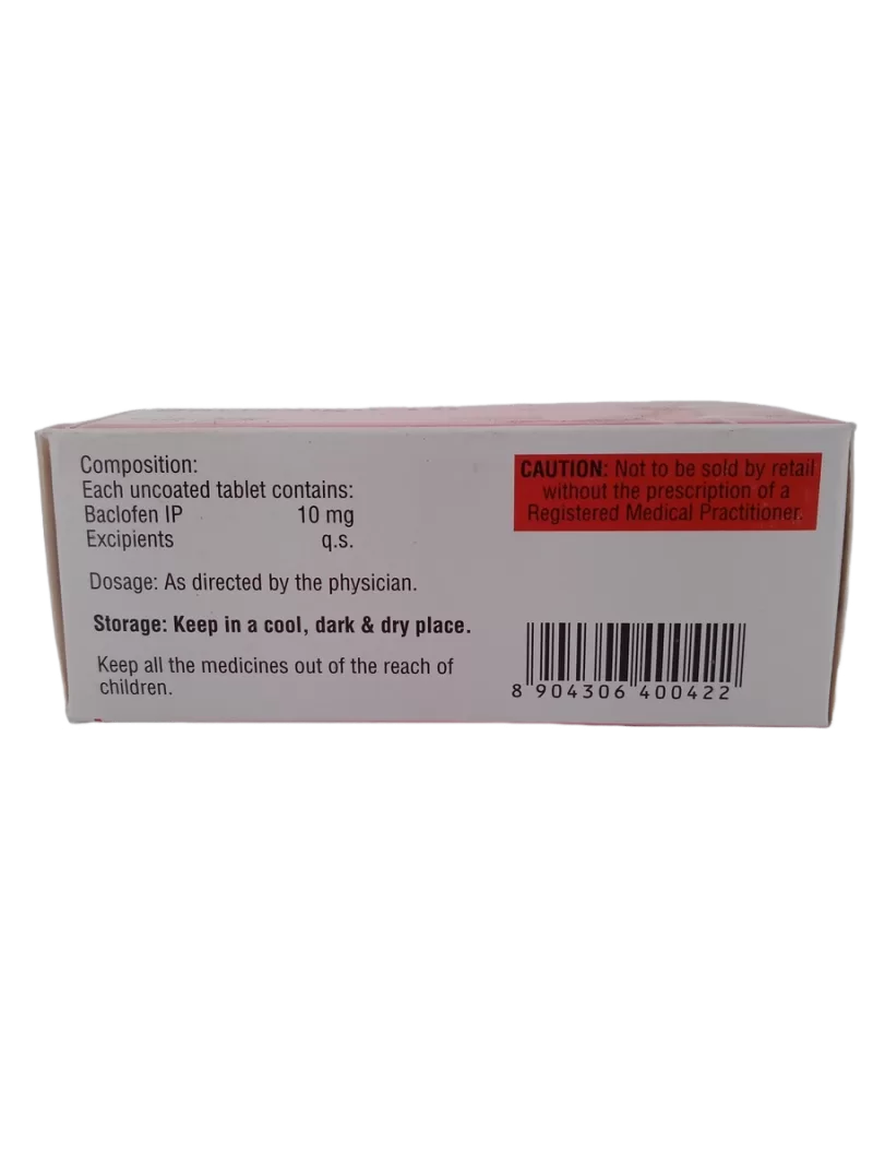 BACLOSIGN 10 MG - 10 TABLETS - Image 4