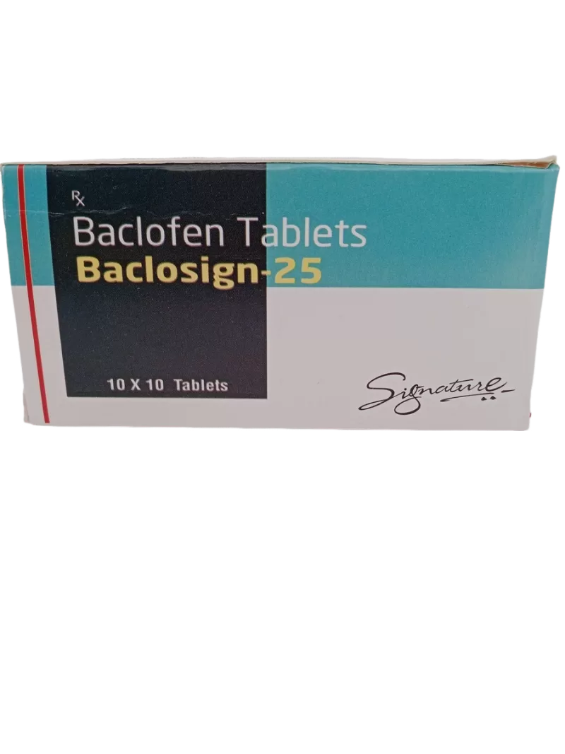 BACLOSIGN 25 MG - 10 TABLETS