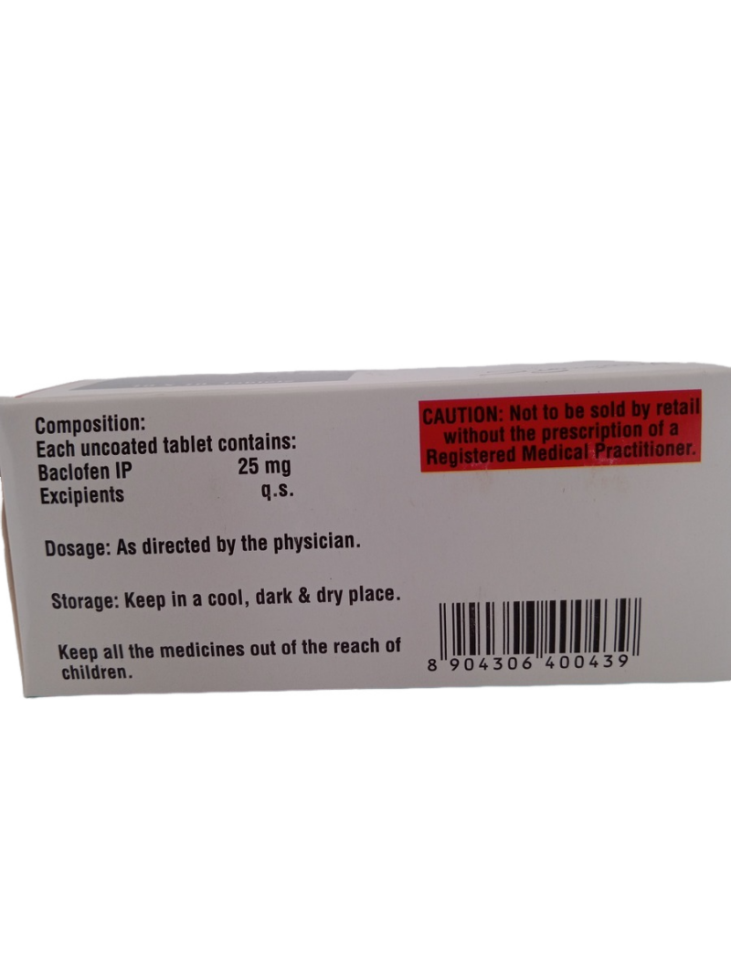 BACLOSIGN 25 MG - 10 TABLETS - Image 4