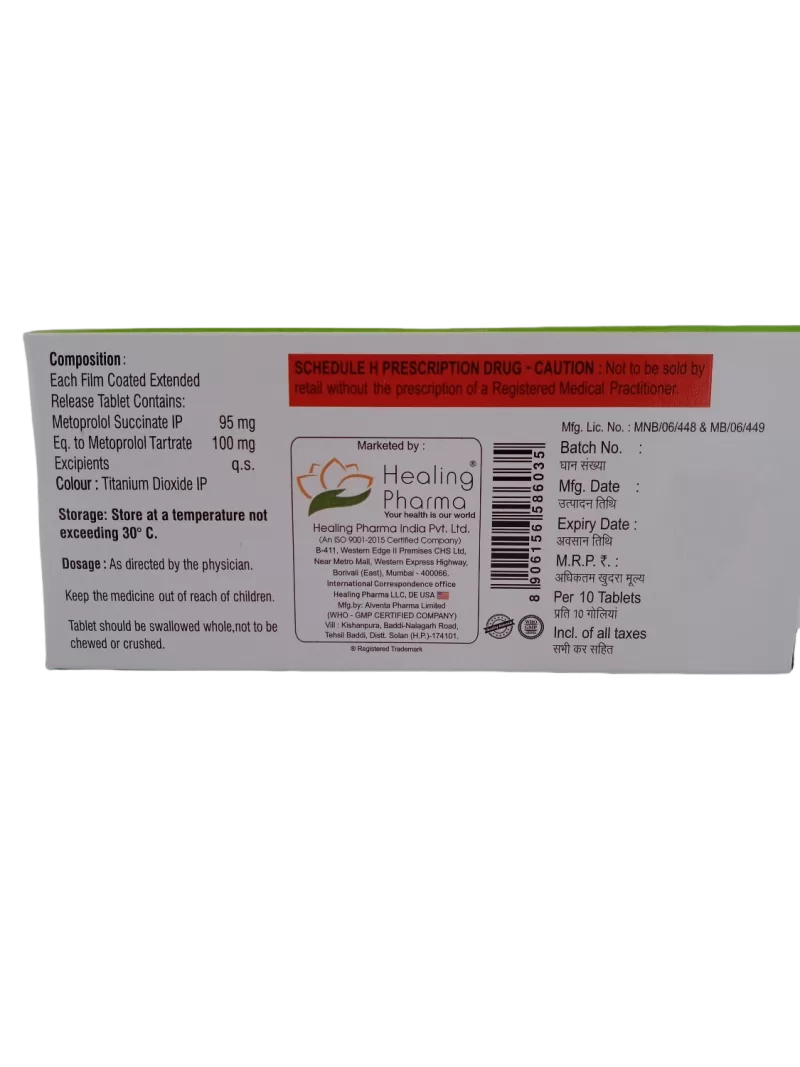 BETABLOCK XL 100 MG - 10 TABLET - Image 4