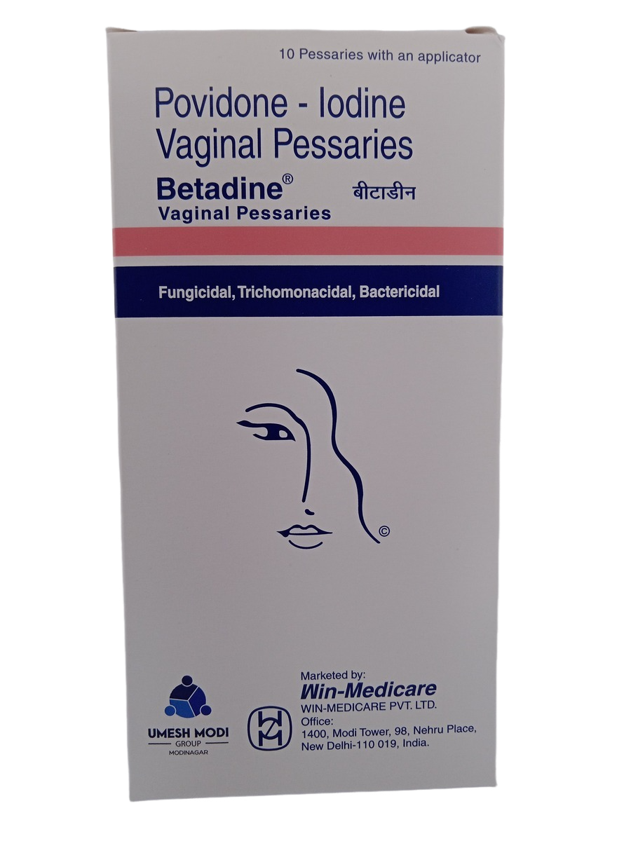 BETADINE VAGINAL PESSARIES 200 MG 10 PESSARIES Lifes Pharma