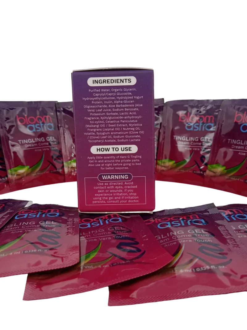 BLOOM ASTRA TINGLING GEL - 14 SACHETS - Image 4