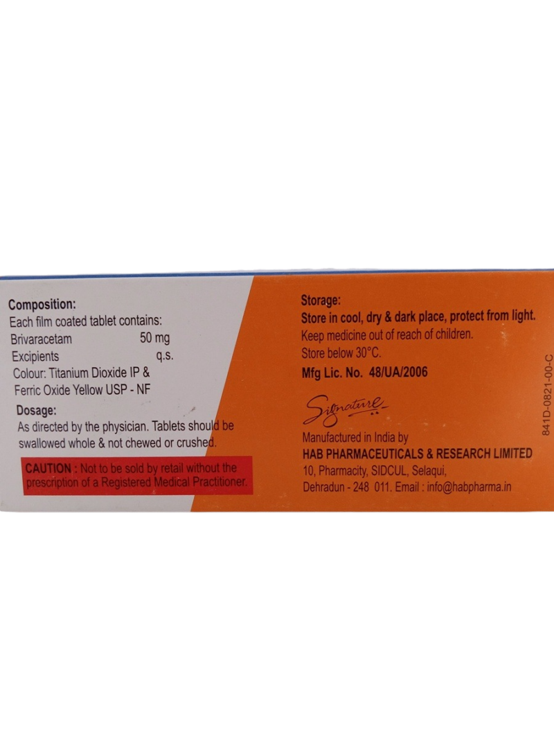 BRIVASIGN 50MG -10 TABLET - Image 4