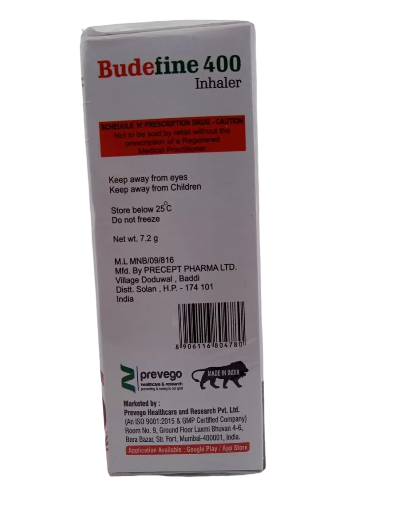 BUDEFINE 400MCG INHALER - Image 4