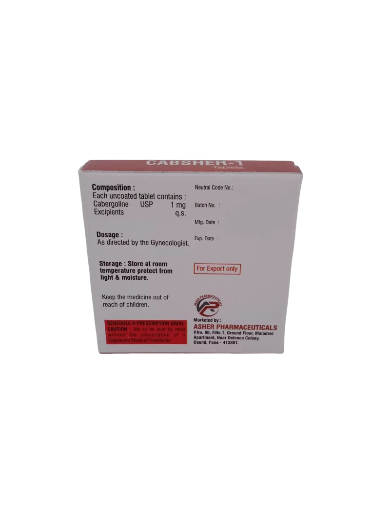 CABSHER 1 MG - 4 TABLET - Image 4