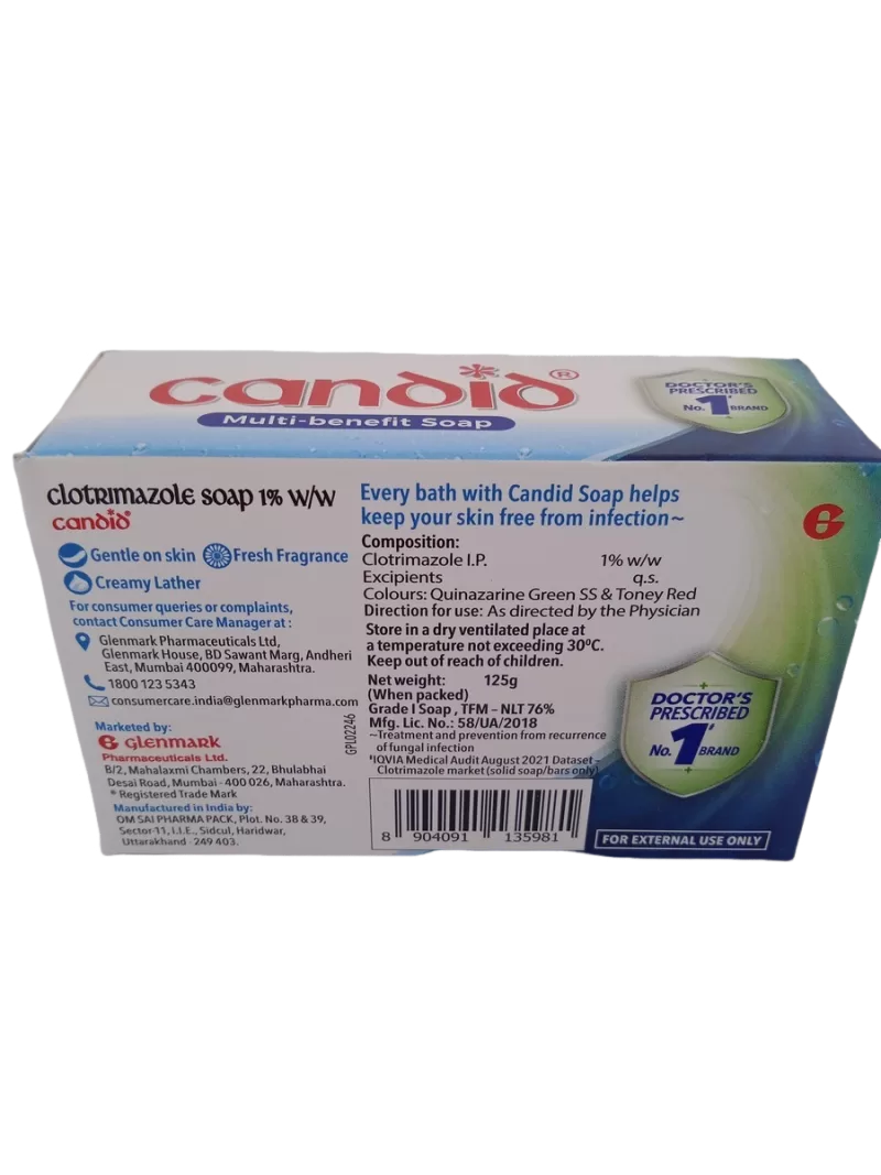 CANDID MULTI-BENEFIT SOAP - 1 BAR OF 125g - Image 3