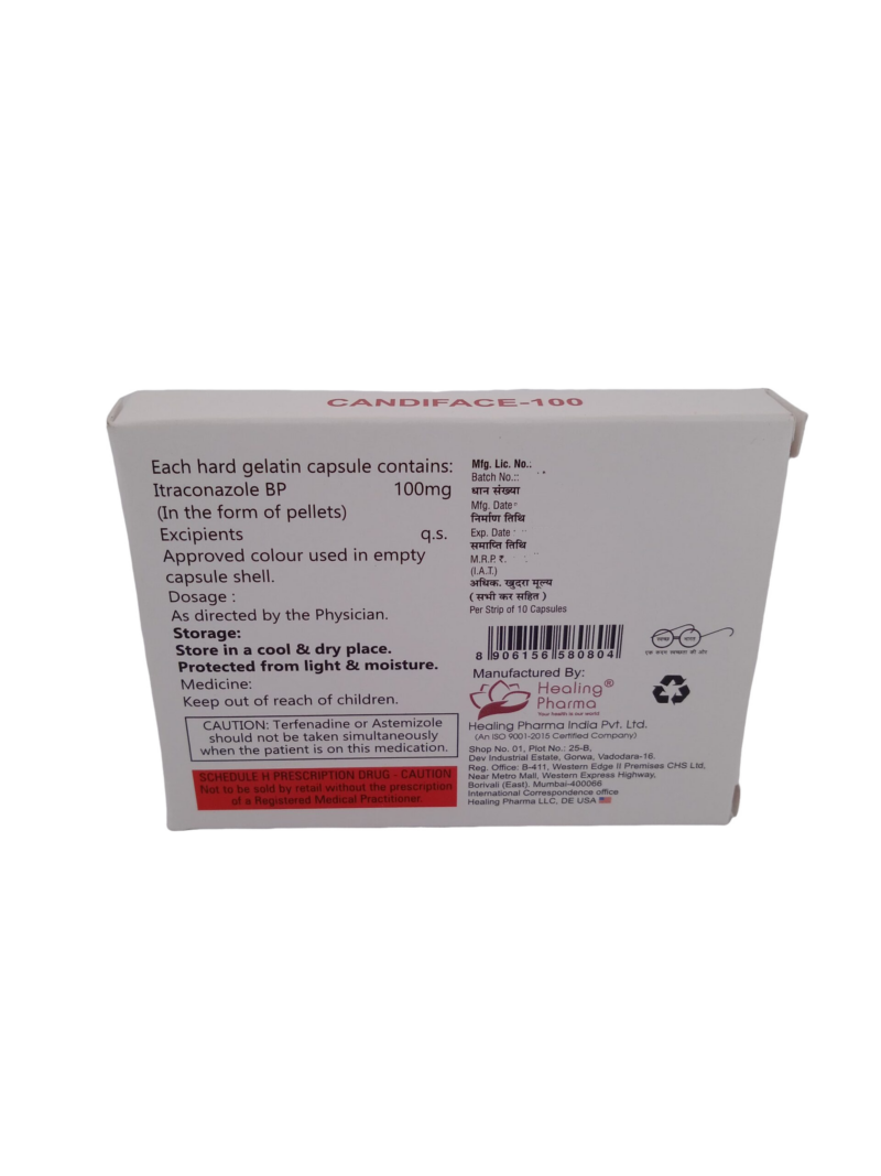 CANDIFACE 100 MG - 10 CAPSULES - Image 4