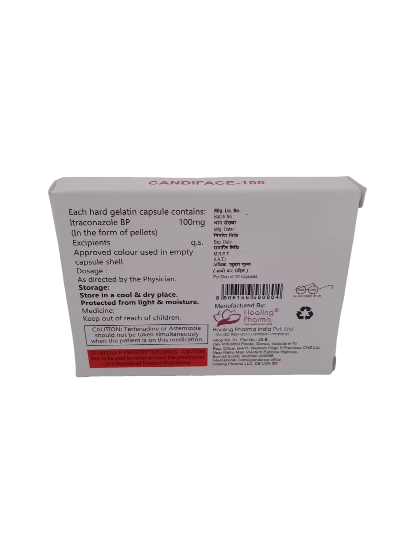 CANDIFACE 100 MG - 10 CAPSULES - Image 4