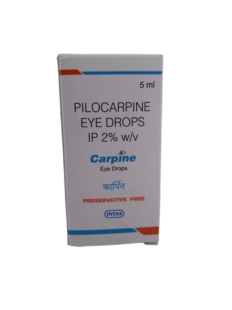 CARPINE EYE DROPS - 1 BOTTLE OF 5ML