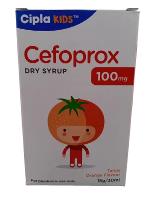 CEFOPROX DRY SYRUP 100 MG - 1 BOTTLE OF 15g/30ML